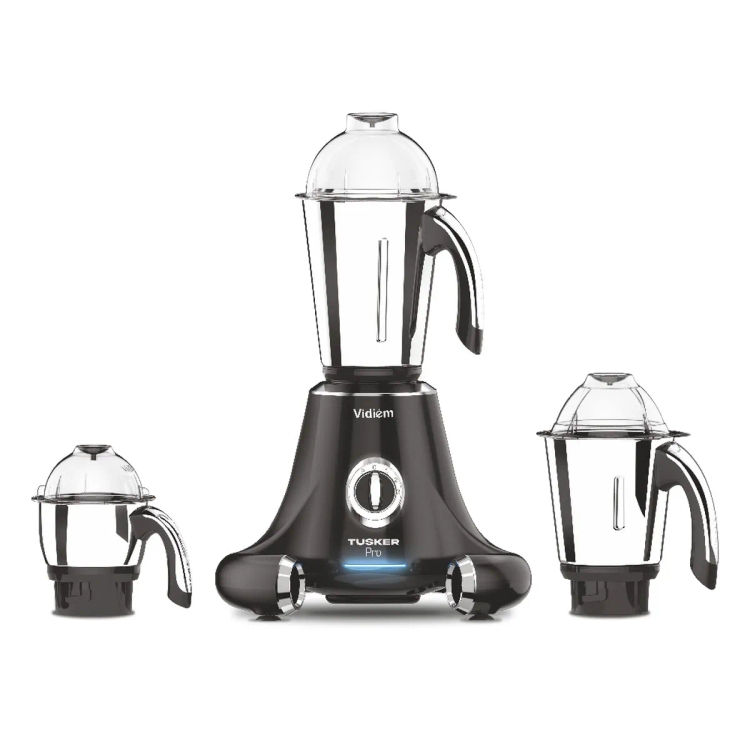 Vidiem Tusker Pro 3 Jar Mixer Grinder 1000W Black