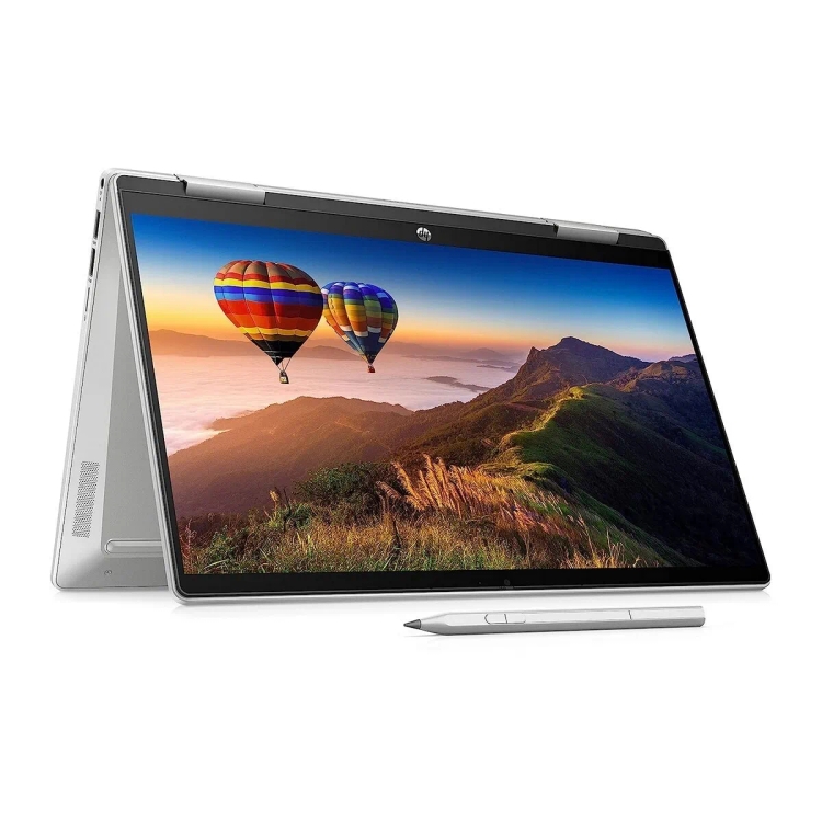 HP Pavilion x360 Intel Core i5 12th Gen 1235U (16 GB/512 GB SSD/Windows 11 Home) 14-EK0074TU 2 in 1 Laptop(14 Inch,Natural Silver,1.41 Kg,With MS Office)