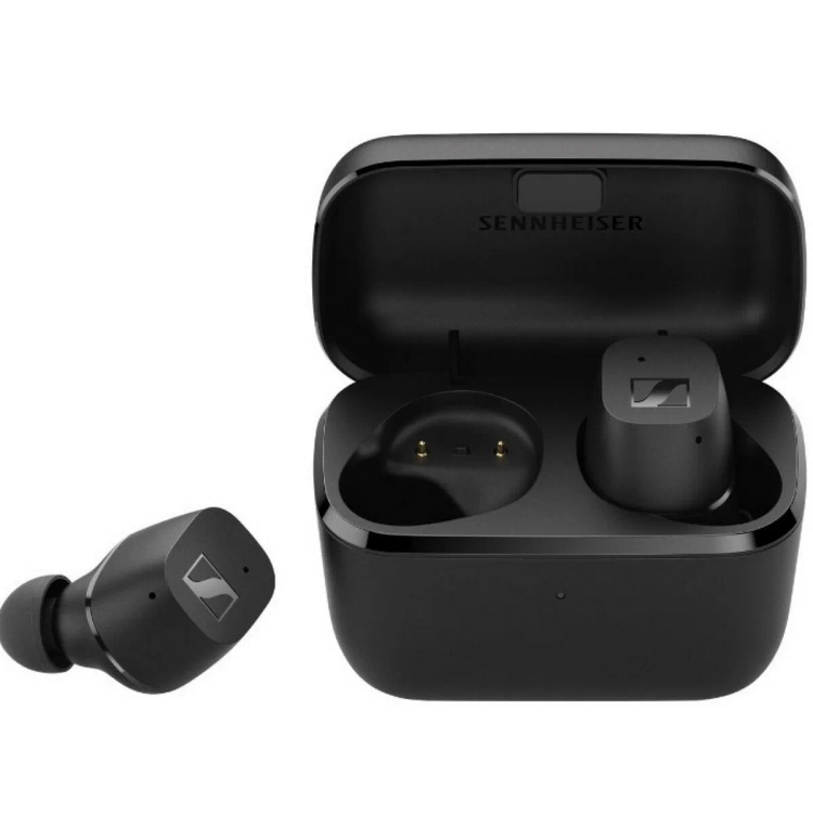  Sennheiser CX True Wireless in Ear Earbuds with Mic (Black)
