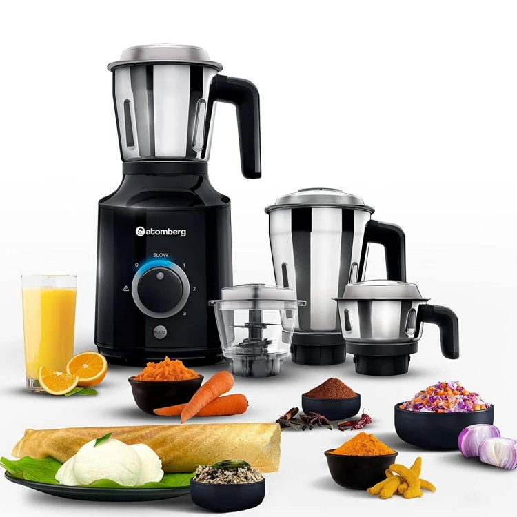 Atomberg All-in-One Mixer Grinder Black 4 Jar(MG1)