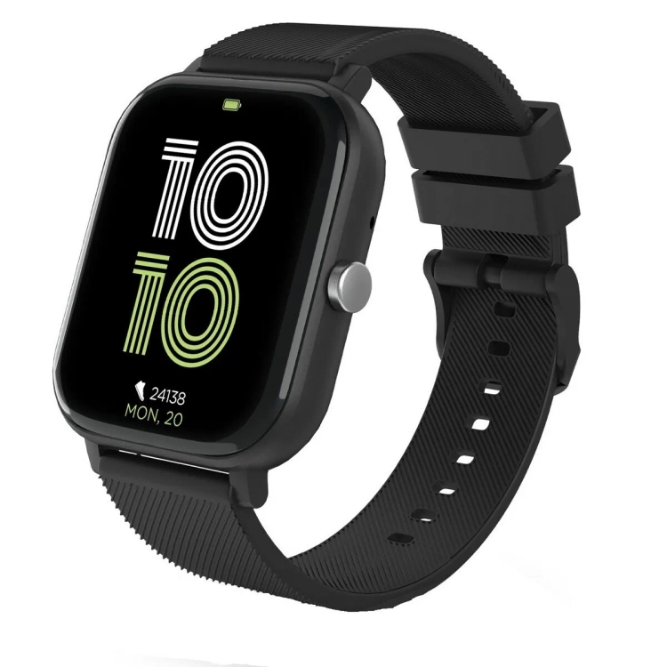 Pebble Prism 1.96" Display SmartWatch,Black