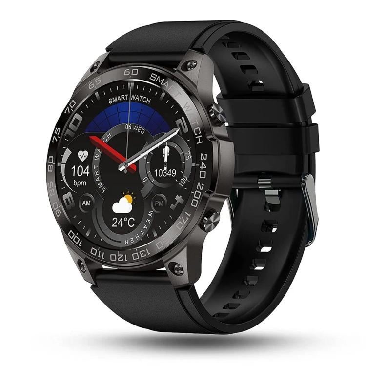 Pebble Endure 1.46" AMOLED Display Smart Watch,Jet Black
