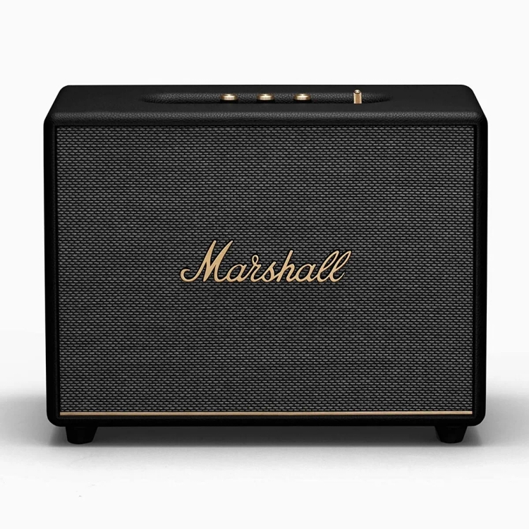 Marshall Woburn III Bluetooth Speaker With Future-Proof Technology, Stereo Channel (Black)