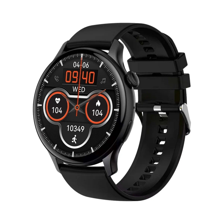 Pebble Spectra Pro 1.43" AMOLED Display Smart Watch,Jet Black