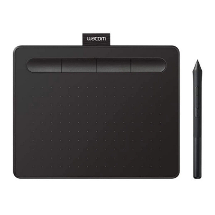 Wacom CTL-4100/K0-CX Intuos Small 3.7 x 0.35 inch Graphics Tablet (Black, Connectivity - USB)