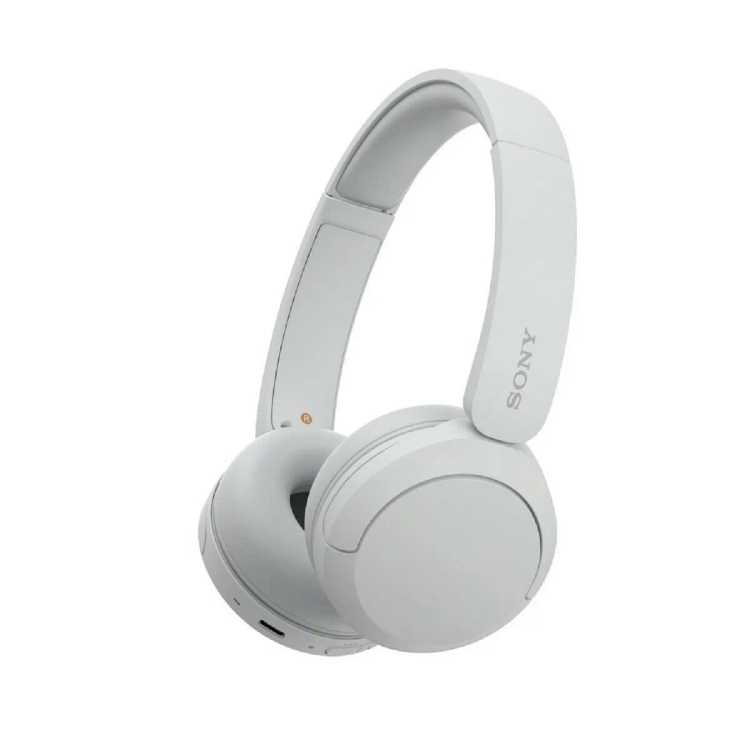 Sony WH-CH520 Wireless On-Ear Bluetooth Headphones (White)