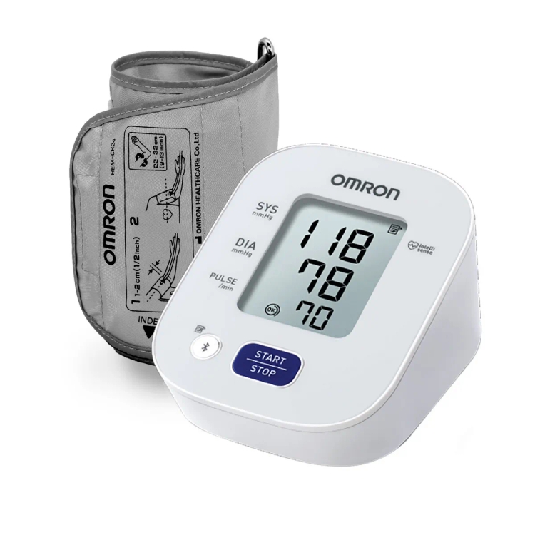 Omron HEM-7141T1 Bluetooth Blood Pressure Monitor (White)