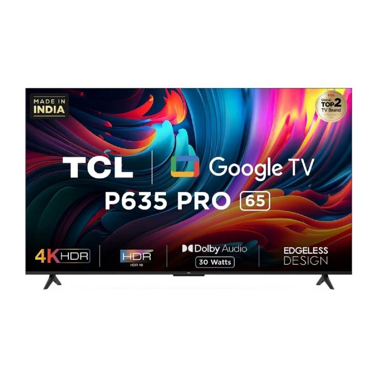 TCL 4K Android Smart Google LED TV 65P635 Pro 164 cm (65 inch)