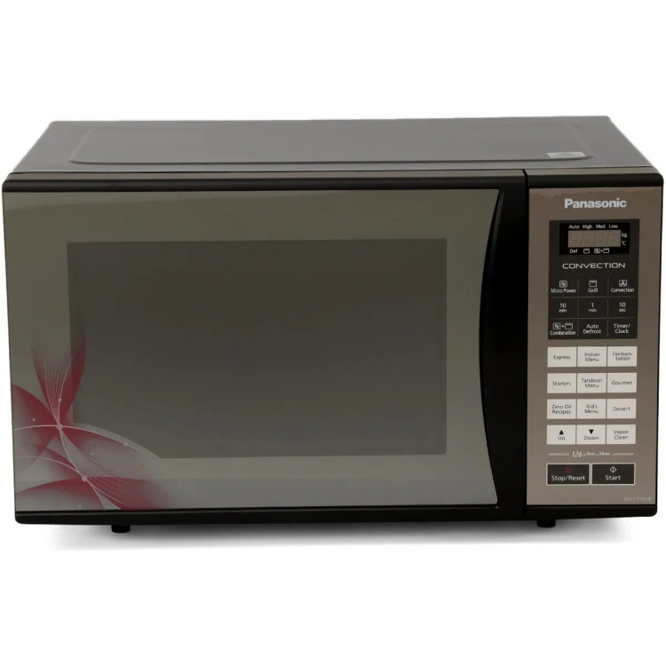 Panasonic 23 L Convection Microwave Oven  (NN-CT36HBFDG, Black Mirror Floral)