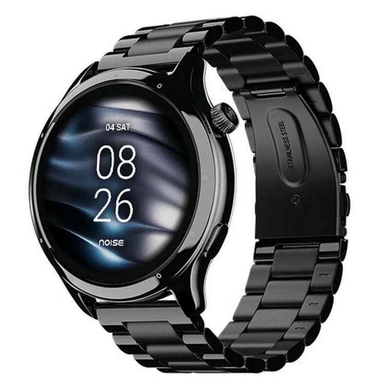 Noise Fit Mettle 1.4'' HD Display Smart Watch,Elite Black