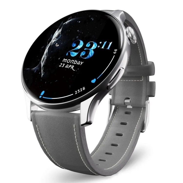 Pebble Game Of Thrones 1.43” AMOLED Display Smart Watch,Grey