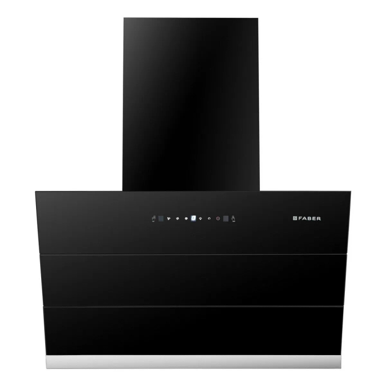 Faber Kitchen Hood Zenith FL SC AC BK 75 Auto Clean Wall Mounted Chimney