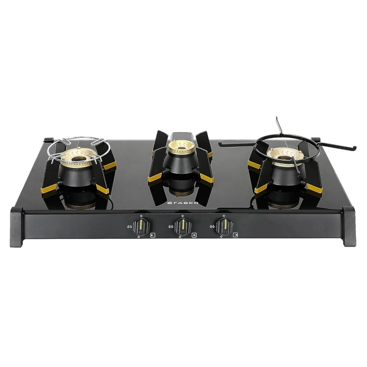 Faber Hob Cooktop Genies 753 ABS Knobs Cooktop Stainless Steel Manual Gas Stove