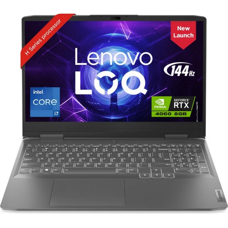 Lenovo LOQ Intel Core i7-13620H 13th Gen (16 GB/512 GB/Windows 11 Home/8 GB Graphics/NVIDIA GeForce RTX 4060) 15IRH8 Gaming Laptop (MS Office,39.62 cm (15.6 Inch),2.4 kg,Storm Grey)