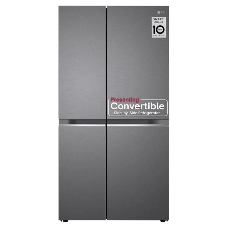 LG Frost Free Smart Inverter Double Door Side By Side Refrigerator GL-B257HDS3 650L 