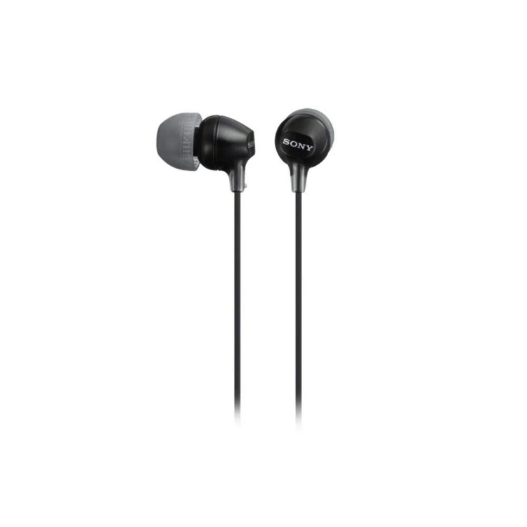 Sony MDR-EX15AP Wired Earphone with Mic (Black)