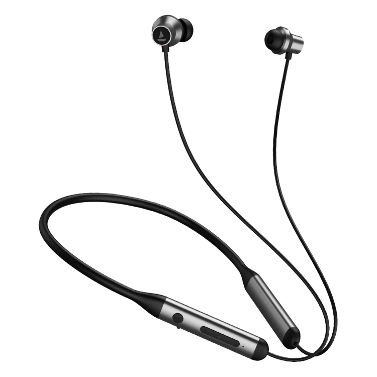 Boat Rockerz 280 ANC Bluetooth Neckband with Active Noise Cancellation Gunmetal Black
