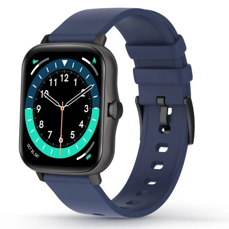 Pebble Cosmos Pro 1.7" HD display Smart Watch,Graphite Blue