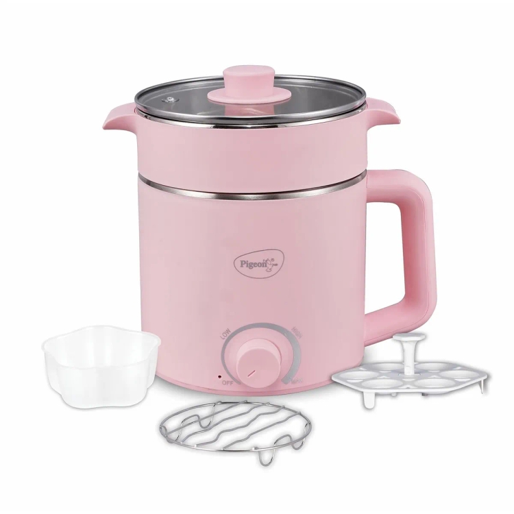 Pigeon Swift Plus Multi-Cook Kettle 1.5L Pink