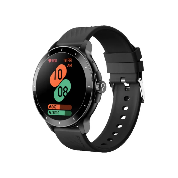 Pebble Polar 1.52 inches HD Display Smartwatch,Jet Black