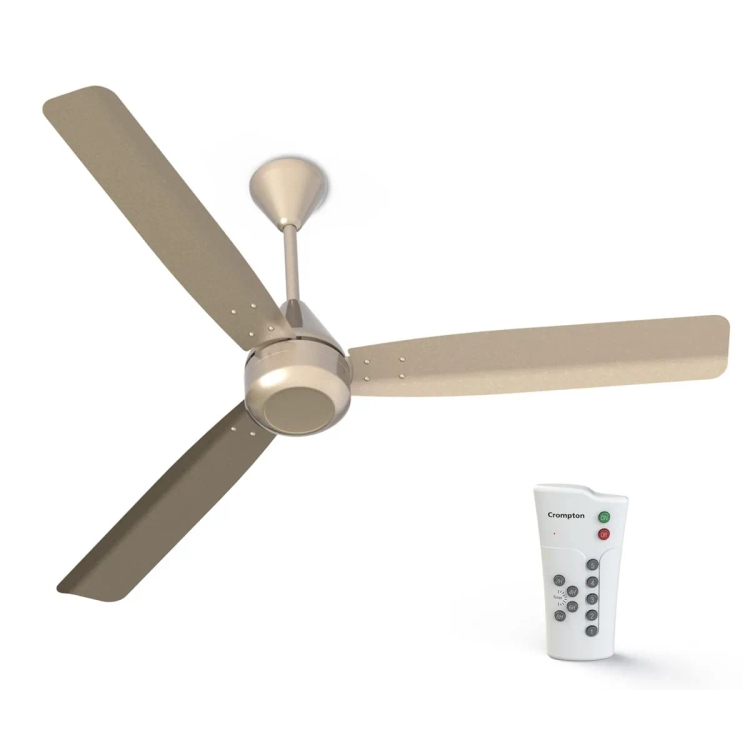 Crompton Energion Groove 1200 mm BLDC Motor Ceiling Fan Satin Sand