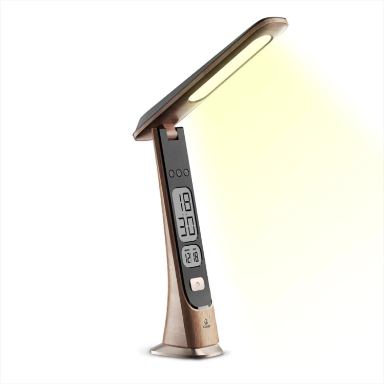 iGear Desklite Pro Led Table Lamp Rechargeable with Wooden Texture Finish