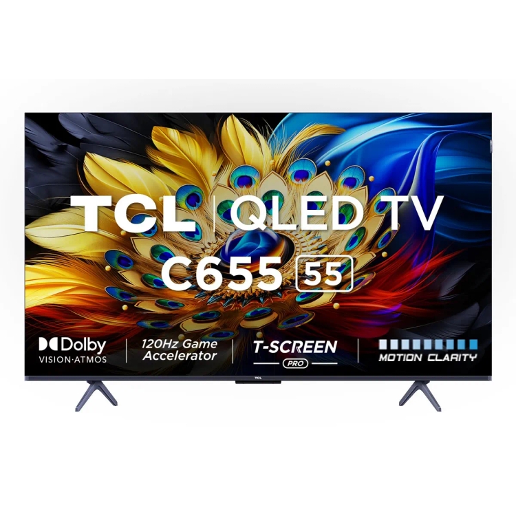 TCL 4K Ultra HD Smart QLED Google TV 55C655 139 cm (55 inch)
