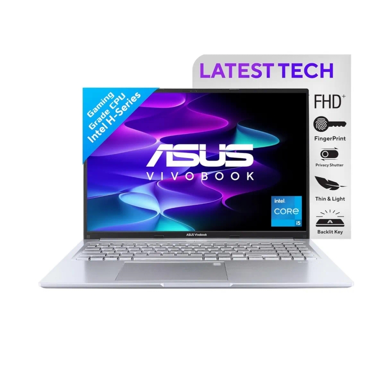 Asus Intel Core i5-12500H (16 GB/512 GB SSD/Windows 11 Home) X1605ZAC-MB540WS Thin and Light Laptop  (16 inch, Silver, 1.88 Kg)