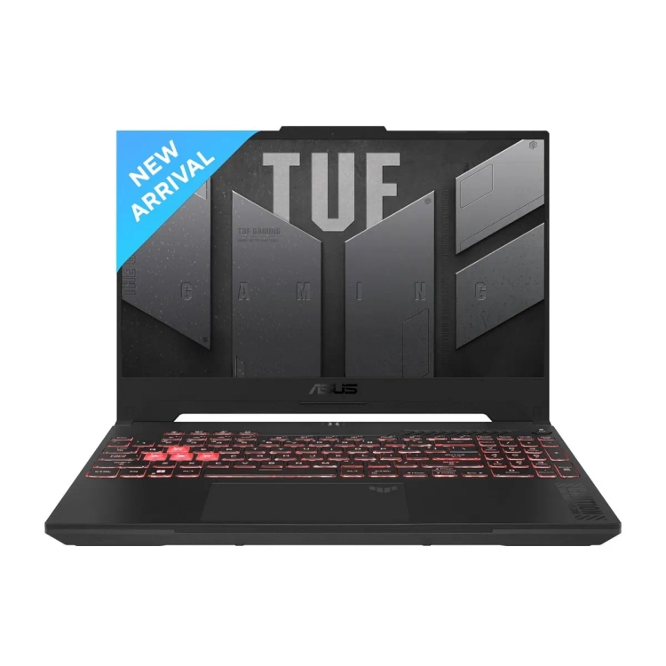 Asus TUF Gaming A15 AMD Ryzen 7-8845HS (16 GB/512 GB SSD/Windows 11 Home/8 GB Graphics/NVIDIA GeForce RTX 4060) FA507UV-LP136WS Gaming Laptop (39.62 cm (15.6 Inch), Mecha Gray, 2.2 Kg)
