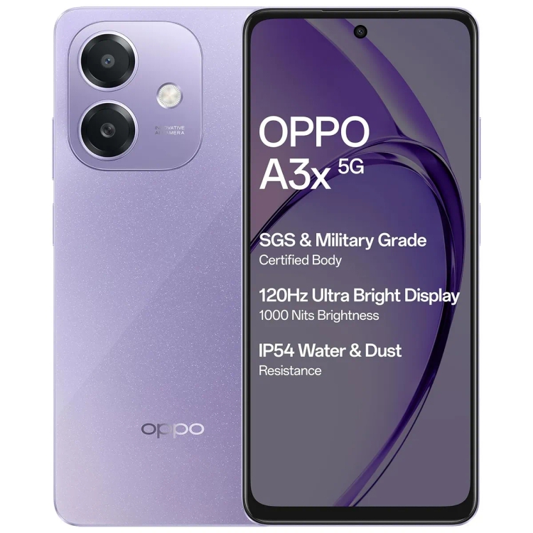 Oppo A3X 5G 4GB 64GB Starry Purple