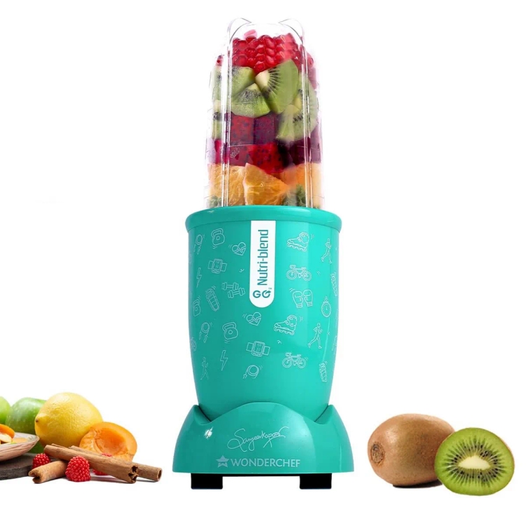 Wonderchef Nutri-blend GO 400 W Juicer Mixer Grinder 1 Jar Mint