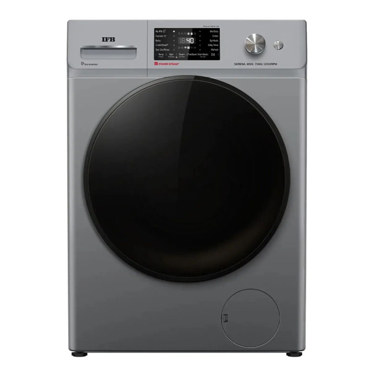 IFB 7 kg 5 Star  Fully Automatic Front Load Washing Machine Serena MBN 7012K Metallic Silver