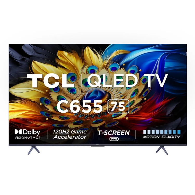 TCL 4K Ultra HD Smart QLED Google TV 75C655 189 cm (75 inch)