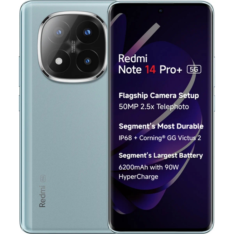 Redmi Note 14 Pro Plus 5G 8 GB 128 GB Spectre Blue