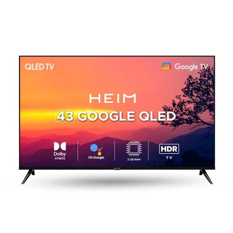 Heim 4K Ultra HD Smart QLED TV UHGAVE 109 cm (43 inch)