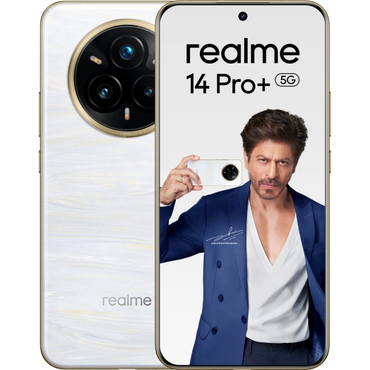 Realme 14 Pro Plus 5G 8 GB 128 GB Pearl White