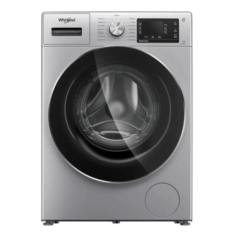 Whirlpool 8 kg Fully Automatic Front Load Washing Machine XO8014BYS Silver 