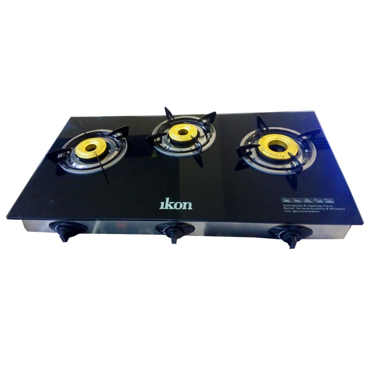 Ikon IK IN7203 Gas Stove 3 Burner