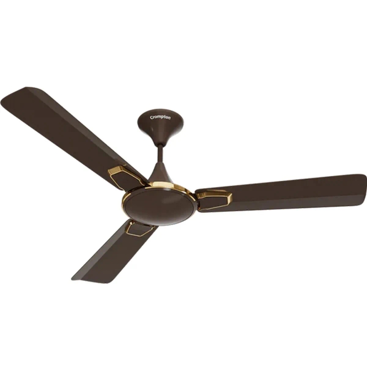 Crompton Ceiling Fan Aura Prime Bakers Brown Gold