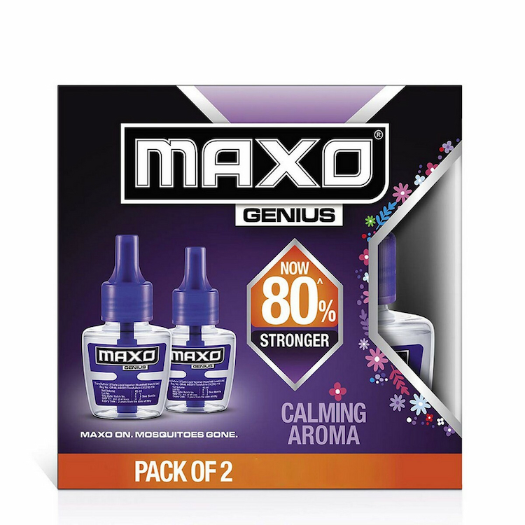 Maxo Genius Lavender Liquid Vapourizer 45 ml Pack x 2