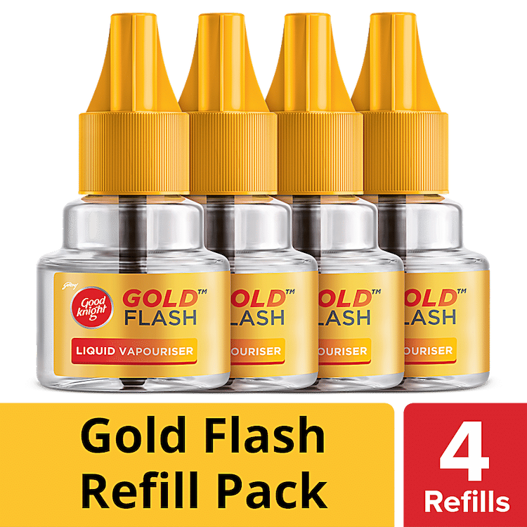 Good Knight Gold Flash Liquid Vapourizer 4 Refills