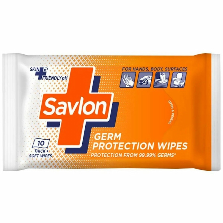 Savlon Wet Wipes Germ Protection 10s