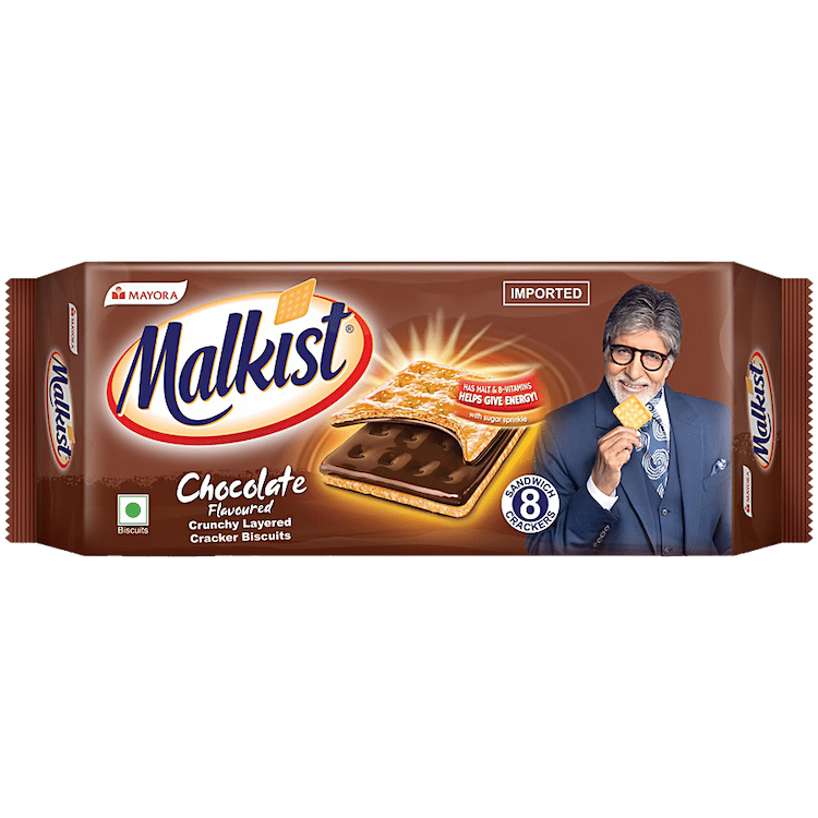 Malkist Chocolate Crunchy Layered Crackers 138G