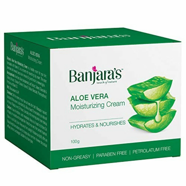 Banjaras Moisturizing Cream Alovera 100g