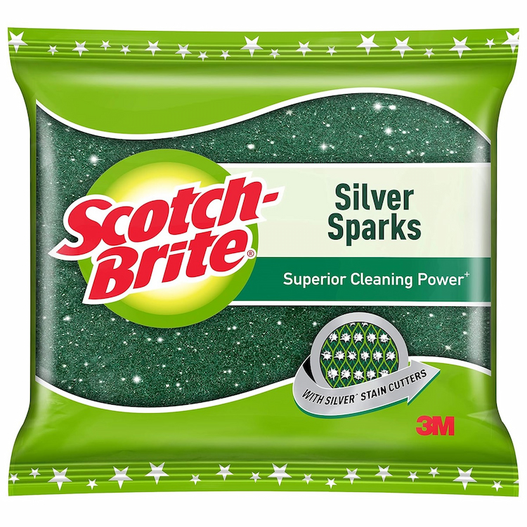 Scotch Brite Silver Sprks 2.75cmx4cm