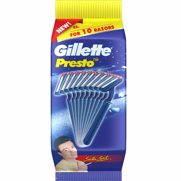 Gillette Presto - Sata Sat Disposable Razor 10pc