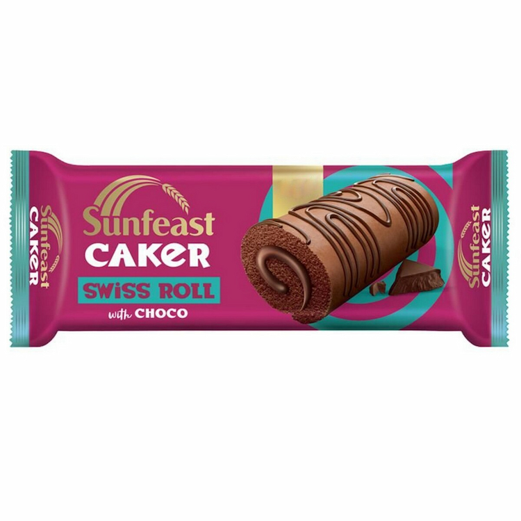 Sunfeast Caker Swiss Roll Choco Cream 23G