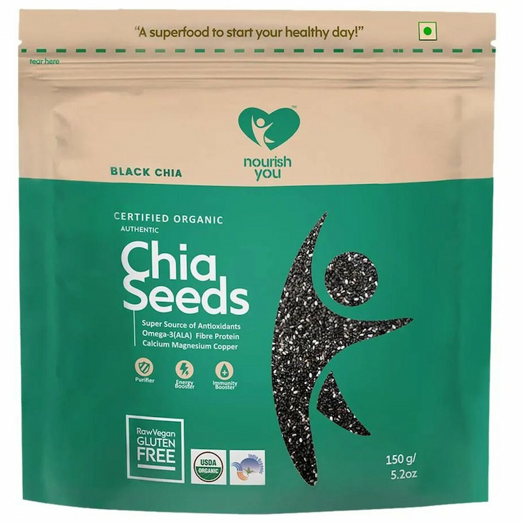 Nourish You Black Chia Seed 150g