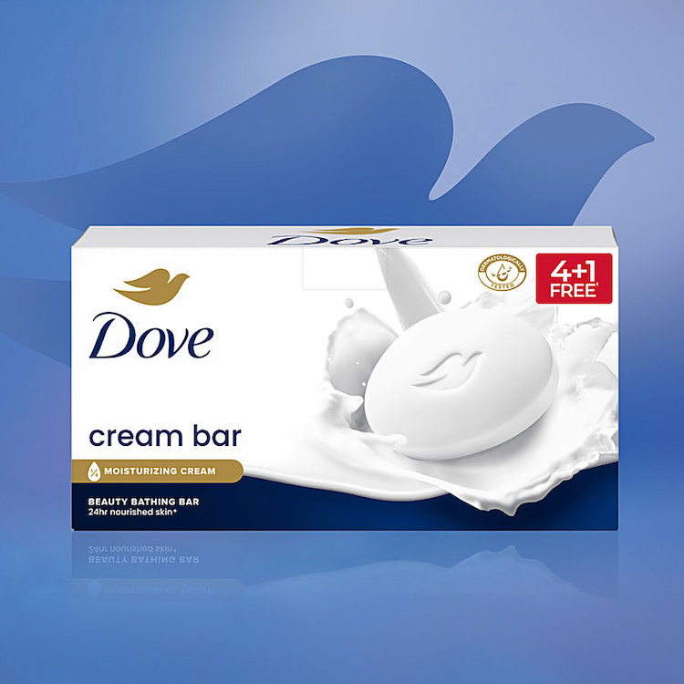 Dove Cream Beauty Soap 125g 4 1 Free