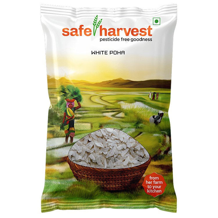 Safe Harvest White Poha 500g